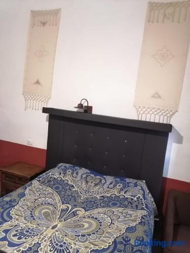 HABITACION 1 CAMA DOBLE Y SOFA HOTEL LOS REMEDIOS CHOLULA PUEBLA